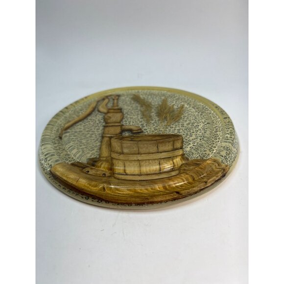 MCM Vintage Lucite Resin Trivet - Picture 6 of 6